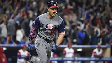 Giancarlo Stanton será uno de los participantes del USA vs Japón de la semifinal del Clásico Mundial del béisbol.