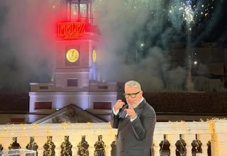 Por qué Cristina Pedroche y Alberto Chicote brindaron con hielo en las campanadas