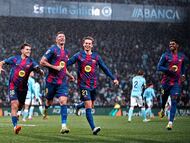 Regreso estelar del 9 azulgrana al once titular de Flick. El polaco realiza un hat-trick y lidera la victoria azulgrana ante el Celta de Giráldez.