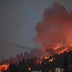 New footage of the volcanic eruption in Canary Island