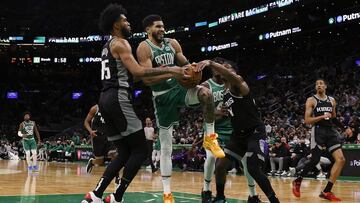 Los Kings pierden de 53 puntos ante los Celtics con un solo jugador por encima de los 10 puntos. Ganan Raptors, Clippers, Spurs y Blazers.