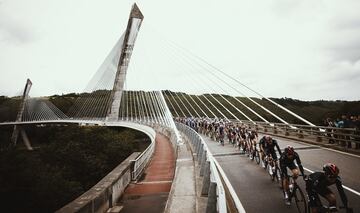 El pelotón durante la primera etapa del Tour de Francia 2021.