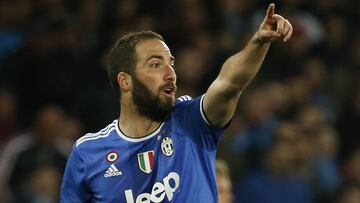 Gonzalo Higua&iacute;n con la Juventus. 