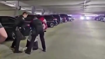 El momento en el que es atrapado un abusador de menores