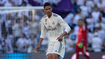 Varane, con el Real Madrid.