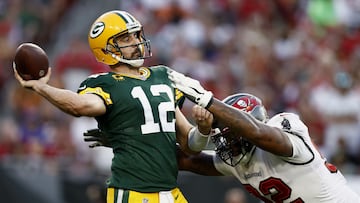 Aaron Rodgers con los Packers