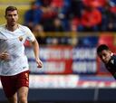 Dzeko salva al Roma, que sufrió antes de viajar a Barcelona