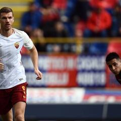 Dzeko salva al Roma, que sufrió antes de viajar a Barcelona