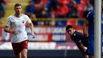 Dzeko salva al Roma, que sufrió antes de viajar a Barcelona