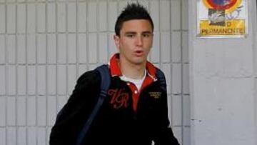 <b>OPORTUNIDAD. </b>Jorge Sáez, en Vallecas. El canterano está en la lista.