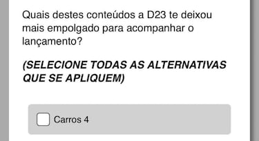 Una encuesta del D23 revela que ‘Cars 4′ está siendo desarrollada por Disney y Pixar