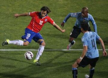 El 'Mago' fue uno de los puntos más altos en la victoria frente a Uruguay, y aparece en la oncena predilecta de la jornada.