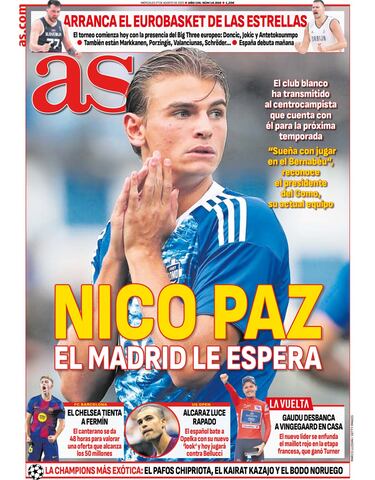 Las portadas de AS de agosto