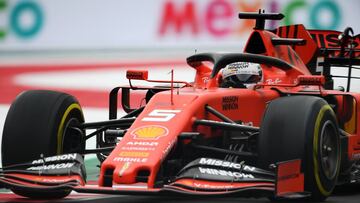 Sebastian Vettel (Ferrari SF90). México, F1 2019.