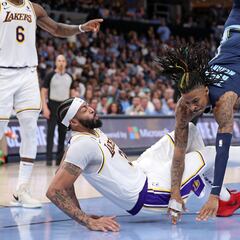 Why is Ja Morant not playing in game 2 of the playoffs against the Lakers?