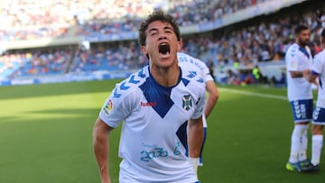 Luis Milla, jugador del Tenerife, pretendido por el Real Valladolid.