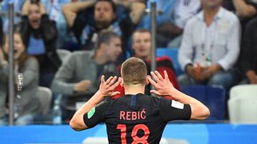 Rebic est&aacute; siendo una de las claves de Croacia.