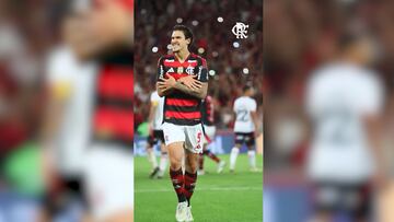 El delantero de Fla se despachó con un triplete en la goleada 8-0 ante Vitoria, sin embargo, el último gol del brasileño dejó esta secuencia que trae al recuerdo al gran Dinho.