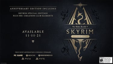 The Elder Scrolls V: Skyrim anuncia una Edición Aniversario y confirma actualización next gen