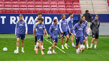 30/10/25 ENTRENAMIENTO DEL ATLETICO DE MADRID EN EL ESTADIO METROPOLITANO