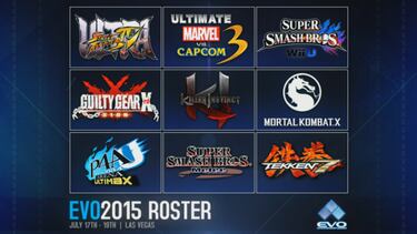 Estos son los juegos del EVO 2015