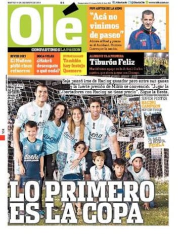 Portadas de la prensa deportiva