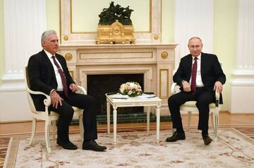 Putin y Díaz-Canel en su reunión en Moscú