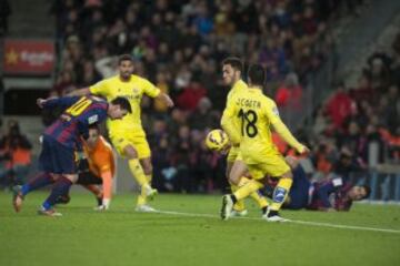 2-2. Messi fué decisivo en el segundo tanto de Rafinha.