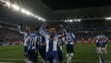 Sergio García y la plantilla.