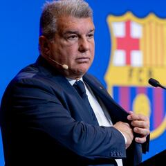 Laporta: “Cada vez que superamos un obstáculo, LaLiga nos cambia la norma”