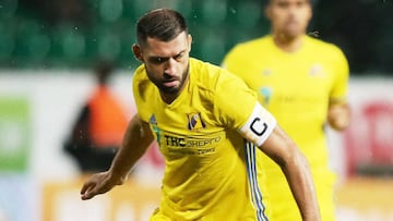 Alexandru Gatcan durante el partido.