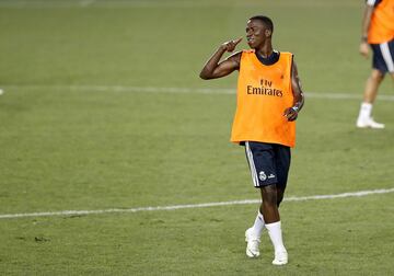 Real Madrid train at the Red Bull Arena in New Jersey