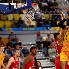 El Gran Canaria pide perdón devorando al Olympiacos