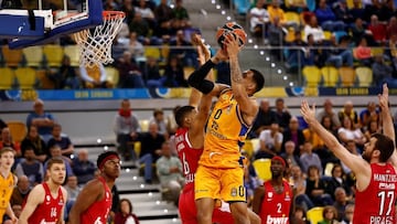 El Gran Canaria pide perdón devorando al Olympiacos