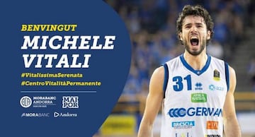 Michele Vital, nuevo jugador del MoraBanc Andorra.