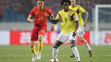 El volante del Espanyol, Carlos S&aacute;nchez fue capit&aacute;n de la Selecci&oacute;n Colombia en la gira a China 