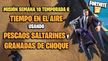 ¿Dónde encontrar pescaos saltarines y granadas de choque en Fortnite Temporada 6?