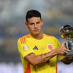 James Rodríguez, elegido mejor jugador de la Copa América
