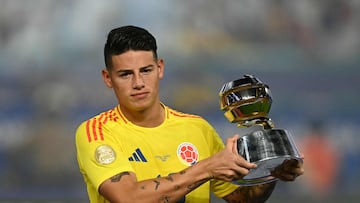 James Rodríguez, el mejor jugador de la Copa América