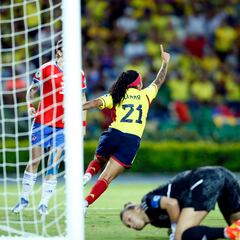 Colombia 4 - 0 Chile: Resultado, resumen y goles