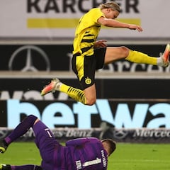 Ni Davies ni Coman, el mejor velocista de Alemania es Haaland