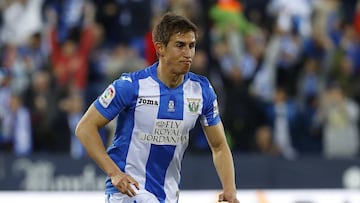 Szymanowski, durante el partido frente al Deportivo.