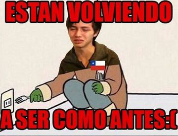 Los memes más divertidos que dejó la caída de Chile