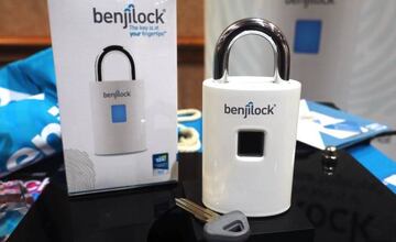 BenjiLock, un candado con lector de huellas y una llave s&oacute;lo como medida adicional de seguridad