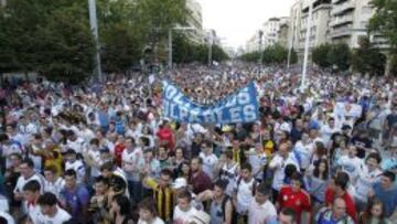 15.000 aficionados reivindican un futuro para el Zaragoza