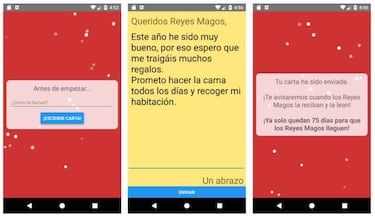 Apps y Webs para escribir la carta a los Reyes Magos