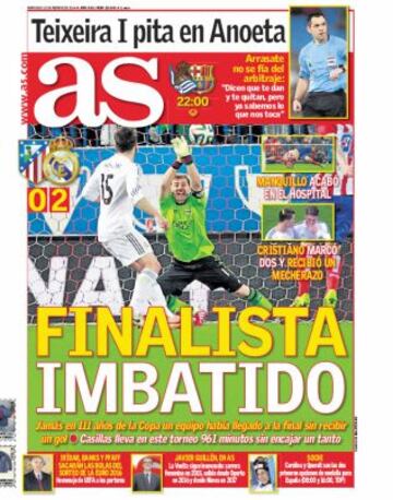 Las portadas de AS de febrero