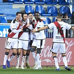 El Rayo sale del descenso gracias a un gol de De Tomás
