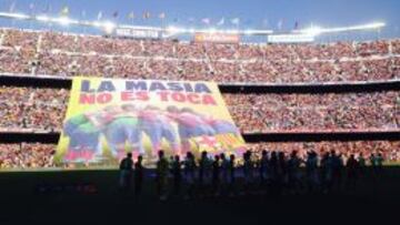 Grada del Camp Nou.