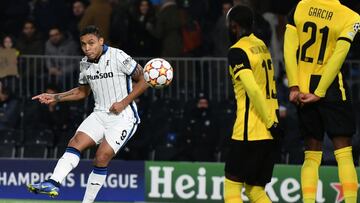 Luis Muriel marcó su primer gol por Champions League en la actual temporada.